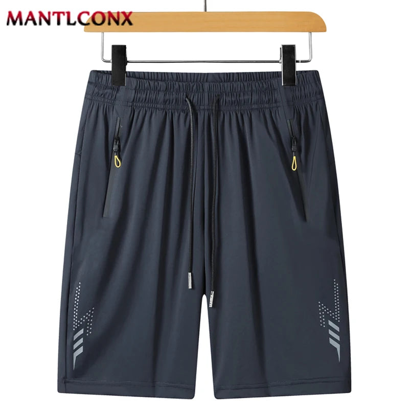 3XL Quick Dry Jogging Fitness Shorts Men Summer Sports Bottoms Thin Breathable Beach Short Pants Male Running Shorts Lightweight