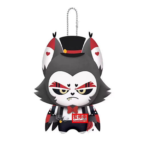 10cm Hazbin Husk Plush Doll Pendant Mini rinted Hotel Husk Ear Stuffed Toys Fans Collect Holiday Birthday Gifts Animal Style Toy