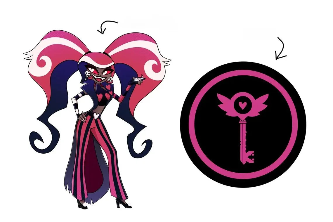 Acrylic Standing Plates for Charlie Lucifer Angeldust Alastor Husk Vox Anime Hazbin Hotel Bunny Standees Exquisite Gifts 10Cm