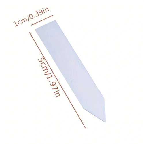 100pcs Garden Plant Labels Plant Accessories Flower Pots Plastic Plant Tags Nursery Markers Label Tray Mark DIY Tool